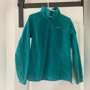 Columbia Teal Fleece Pullover